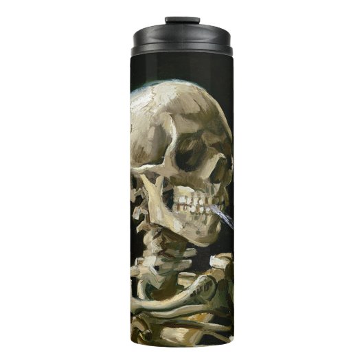 ビンセントバンゴッホ喫煙骨格 タンブラー (正面)