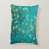 ビンセントバンゴッホ開花アーモンドツリーフローラアート アクセントクッション (裏面(縦))