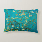 ビンセントバンゴッホ開花アーモンドツリーフローラアート アクセントクッション (裏面)