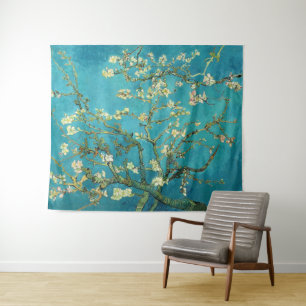 ビンセントバンゴッホ開花アーモンドツリーフローラアート タペストリー