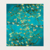 ビンセントバンゴッホ開花アーモンドツリーフローラアート 名刺 (外部フラット)