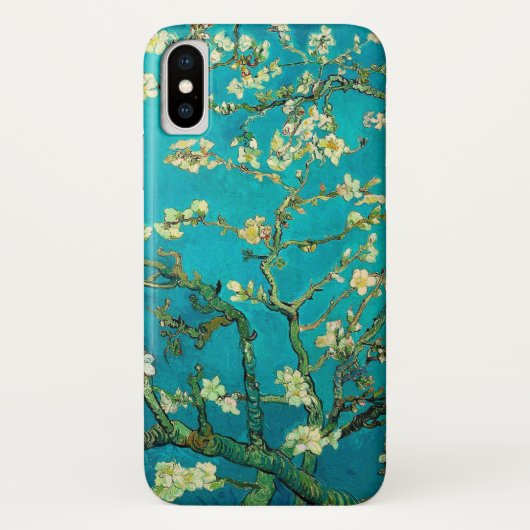 ビンセントバンゴッホ開花アーモンドツリーフローラアート Case-Mate iPhoneケース (裏面)