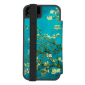 ビンセントバンゴッホ開花アーモンドツリーフローラアート INCIPIO iPhoneウォレットケース (フォリオ裏面)