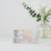 ビンセントバンゴッホ – レアリスカンスオータムランドスケープ 名刺 (スタンド正面)