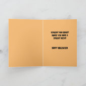 ビンセントバン幽霊ハロウィーン カード (内部)