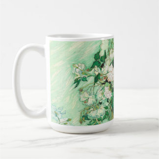 ビンセントファンゴッホピンクのバラの花瓶 コーヒーマグカップ