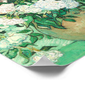 ビンセントファンゴッホピンクのバラの花瓶 ポスター (角)