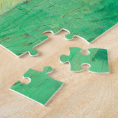 ビンセントファンゴッホ花瓶とピンクローゼスファインアート ジグソーパズル (側面)