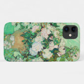 ビンセントファンゴッホ花瓶とピンクローゼスファインアート Case-Mate iPhoneケース (裏面(横))