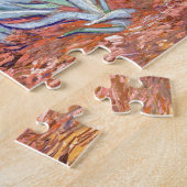 ビンセントヴァンゴッホアイリスフローラヴィンテージファインアート ジグソーパズル (側面)