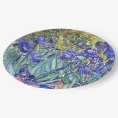 ビンセントヴァンゴッホアイリスフローラヴィンテージファインアート ペーパープレート (アングル)