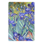 ビンセントヴァンゴッホアイリスフローラヴィンテージファインアート ミニクリップボード (裏面)