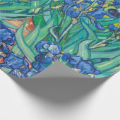 ビンセントヴァンゴッホアイリスフローラヴィンテージファインアート ラッピングペーパー (角)