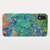 ビンセントヴァンゴッホアイリスフローラヴィンテージファインアート Case-Mate iPhoneケース (裏面(横))