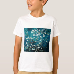 ビンセントヴァンゴッホアーモンドフラスダークティール（緑がかった色） Tシャツ