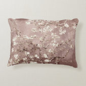 ビンセントヴァンゴッホアーモンドフラスベージュチューペ アクセントクッション (裏面)