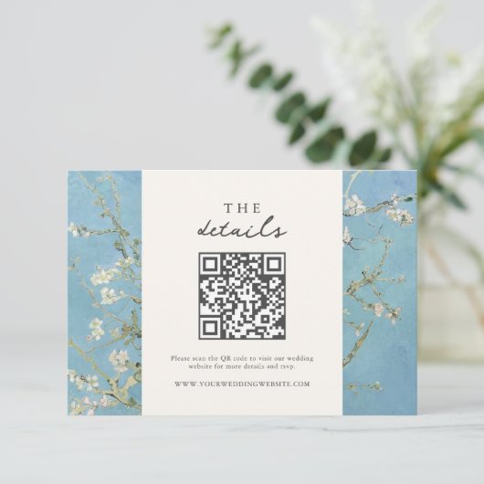 ビンセントヴァンゴッホアーモンドブロッサム結婚フローラ エンクロージャーカード (スタンド正面)