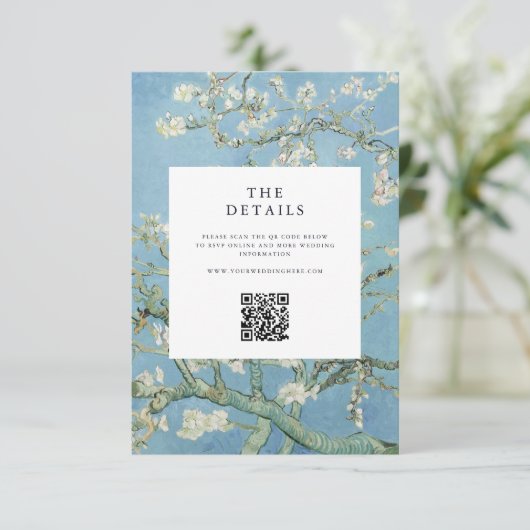 ビンセントヴァンゴッホアーモンドブロッサム結婚フローラ エンクロージャーカード (スタンド正面)