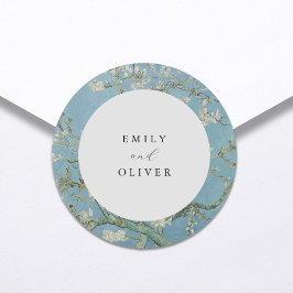 ビンセントヴァンゴッホアーモンドブロッサム結婚フローラ ラウンドシール