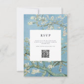 ビンセントヴァンゴッホアーモンドブロッサム結婚フローラ 出欠カード (正面)