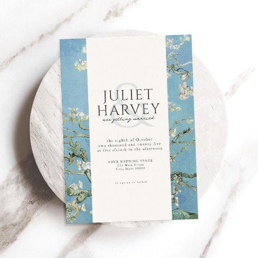 ビンセントヴァンゴッホアーモンドブロッサム結婚フローラ 招待状