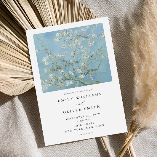 ビンセントヴァンゴッホアーモンドブロッサム結婚フローラ 招待状