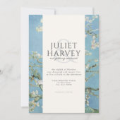 ビンセントヴァンゴッホアーモンドブロッサム結婚フローラ 招待状 (正面)