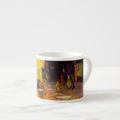 ビンセントヴァンゴッホカフェテラスアットナイトファインアート エスプレッソカップ (正面右)