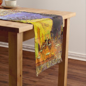 ビンセントヴァンゴッホカフェテラスアットナイトファインアート ショートテーブルランナー (インサイチュ)