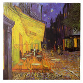 ビンセントヴァンゴッホカフェテラスアットナイトファインアート タイル (正面)