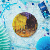 ビンセントヴァンゴッホカフェテラスアットナイトファインアート ペーパープレート (パーティー)