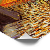 ビンセントヴァンゴッホカフェテラスアットナイトファインアート ポスター (コーナー)