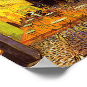 ビンセントヴァンゴッホカフェテラスアットナイトファインアート ポスター (角)