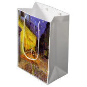 ビンセントヴァンゴッホカフェテラスアットナイトファインアート ミディアムペーパーバッグ (正面アングル)