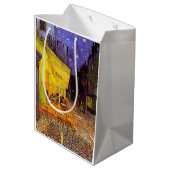 ビンセントヴァンゴッホカフェテラスアットナイトファインアート ミディアムペーパーバッグ (裏面アングル)