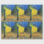 ビンセントヴァンゴッホカフェテラスアットナイトファインアート ラッピングペーパー (フラット)