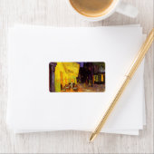 ビンセントヴァンゴッホカフェテラスアットナイトファインアート ラベル (インサイチュ)