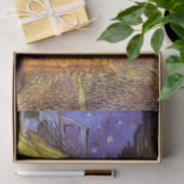 ビンセントヴァンゴッホカフェテラスアットナイトファインアート 薄葉紙 (ギフト)