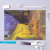 ビンセントヴァンゴッホカフェテラスアットナイトファインアート 薄葉紙 (クラフト)