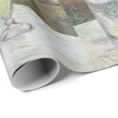 ビンセントヴァンゴッホカフェテーブルウィズアブシンテ ラッピングペーパー (ロールコーナー)