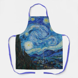 ビンセントヴァンゴッホザスターリーナイトファインアート エプロン