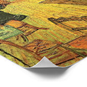 ビンセントヴァンゴッホザナイトカフェファインアート ポスター (角)