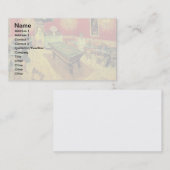 ビンセントヴァンゴッホザナイトカフェファインアート 名刺 (正面/裏面)