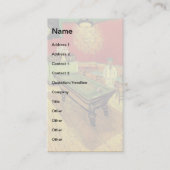 ビンセントヴァンゴッホザナイトカフェファインアート 名刺 (正面)