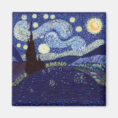 ビンセントヴァンゴッホスタイルスターリーナイトアンドレイク マグネット (正面)
