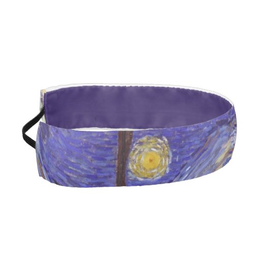ビンセントヴァンゴッホスターリーナイトヴィンテージファインアート アスレチックヘッドバンド (左)