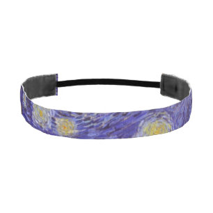 ビンセントヴァンゴッホスターリーナイトヴィンテージファインアート アスレチックヘッドバンド