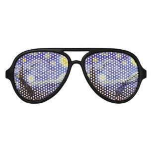 ビンセントヴァンゴッホスターリーナイトヴィンテージファインアート アビエーターサングラス