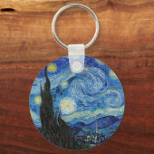 ビンセントヴァンゴッホスターリーナイトヴィンテージファインアート キーホルダー (正面)