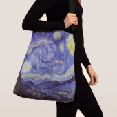ビンセントヴァンゴッホスターリーナイトヴィンテージファインアート クロスボディバッグ (クローズアップ)